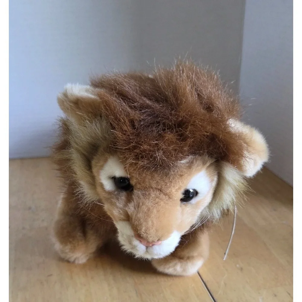 Kids Preferred Vintage 2001 Plush Sitting Leo Lion Stuffed Animal Toy 12 inch